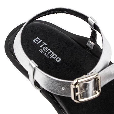 Сандалии El Tempo нат.кожа серебряный WN058_01KP-SL