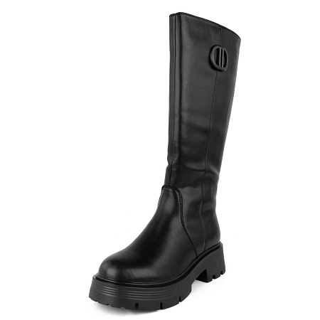 Сапоги Baden нат.кожа черный RQ452-010