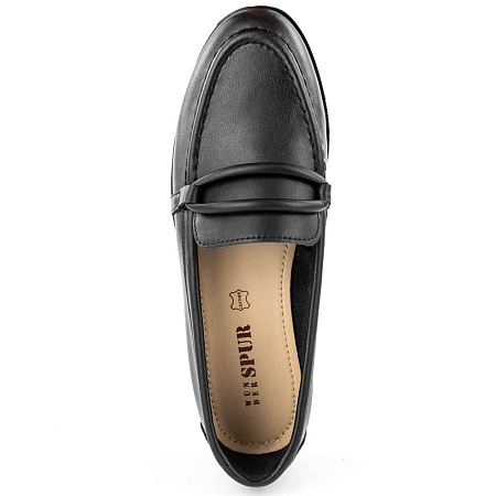 Лоферы Spur нат.кожа черный SZ359_01_01_SU