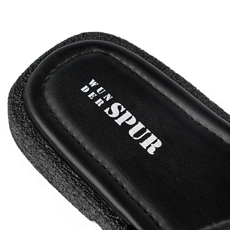 Шлепанцы Spur нат.кожа черный PM510_02_01_SP