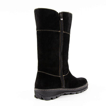 Сапоги Burgerschuhe нат.велюр черный 63260