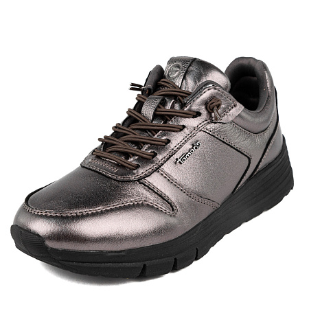 Кроссовки Tamaris нат.кожа серебристый 1-23730-41-9A5