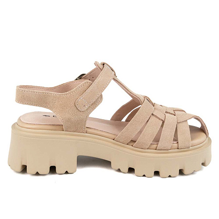 Сандалии El Tempo спилок бежевый CSL28_PH1813-A62031-23_BEIGE