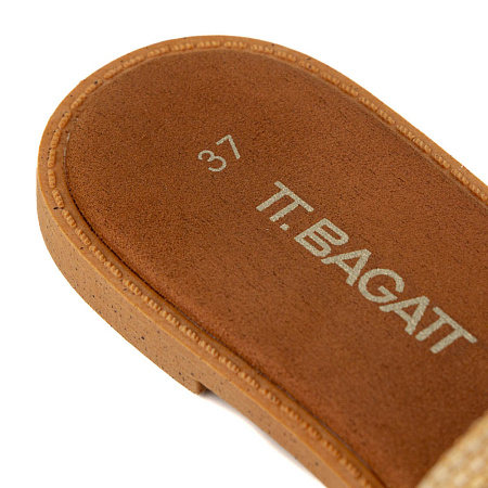 Шлепанцы Bagatt текстиль светло-коричневый D31-AI294-6900-6200