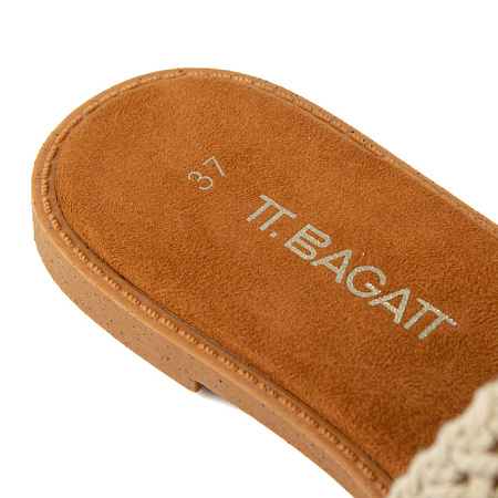 Шлепанцы Bagatt текстиль кремовый D31-AI298-6900-2151