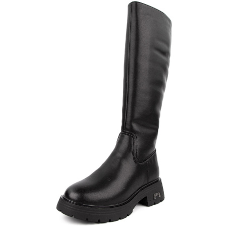 Сапоги Baden комп.кожа черный U423-070