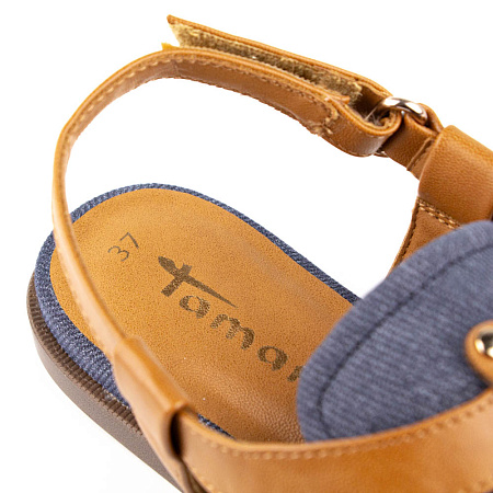 Сандалии Tamaris текстиль синий 1-28146-44-800
