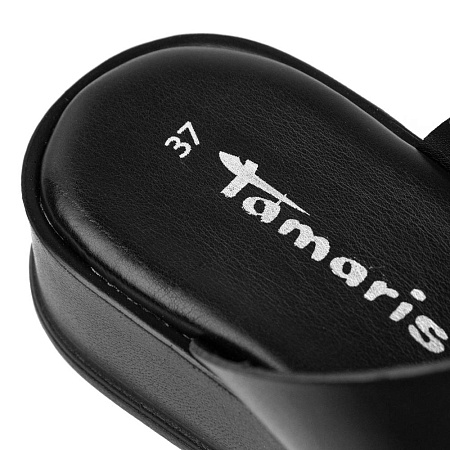 Шлепанцы Tamaris нат.кожа черный 1-27203-44-001