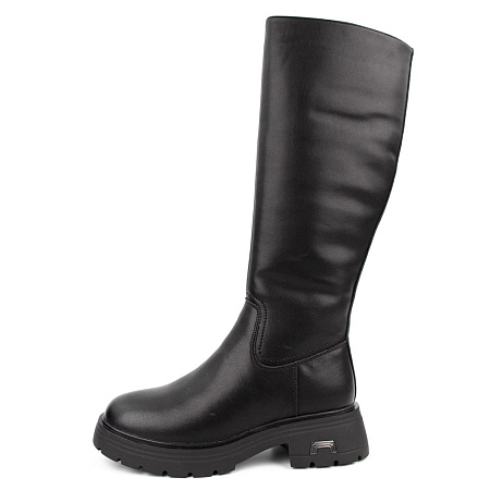 Сапоги Baden комп.кожа черный U423-070